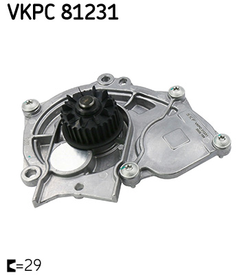 SKF VKPC 81231 Waterpomp
